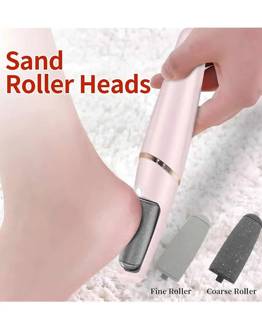 USB Rechargeable Electric Foot Callus Remover – Professional Pedicure Tool for Smooth & Soft Feet