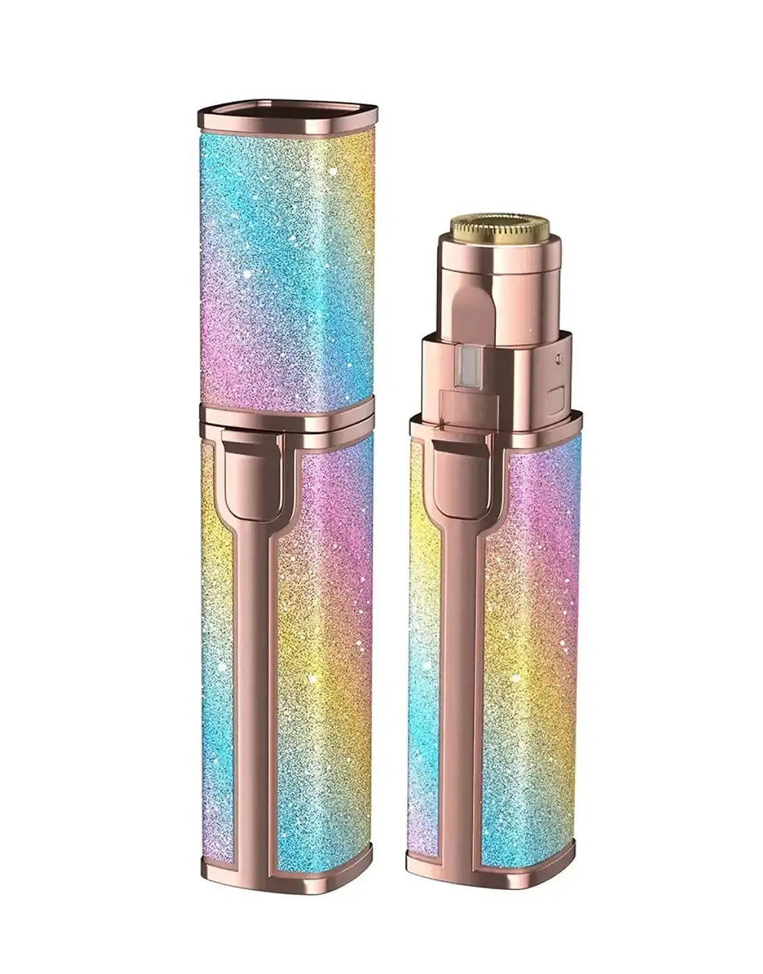 2-in-1 Rechargeable Eyebrow Trimmer & Facial Hair Remover – Portable Flawless Electric Hair Removal Tool for Women