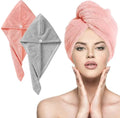 Microfiber Hair Drying Towel Wrap – Quick Dry Turban Head Cap for Women (Super Absorbent & Lightweight)