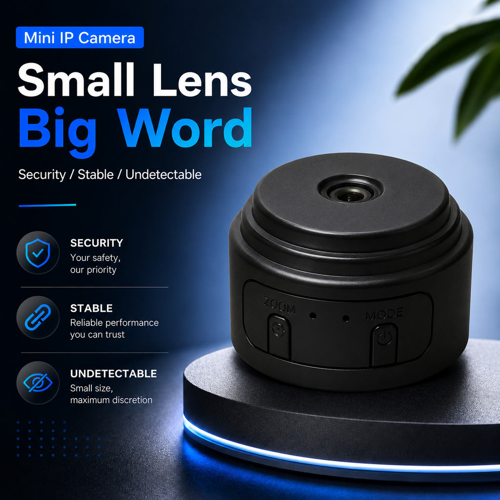 A9 Mini WiFi Camera 1080P HD – Portable Wireless Security Camera with Motion Sensor