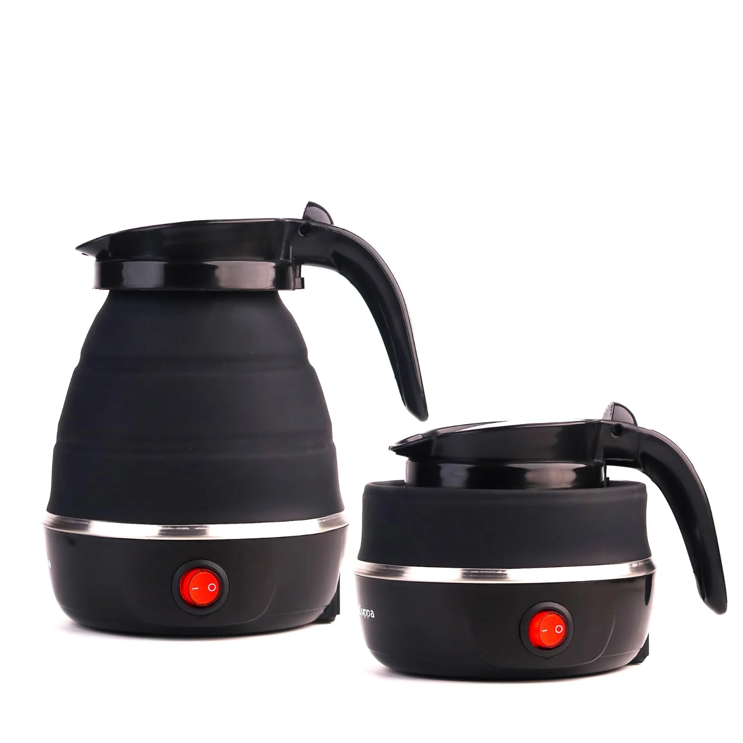 Foldable Electric Kettle – 600W Portable Travel Kettle for Fast Boiling Water (Collapsible Silicone Design)
