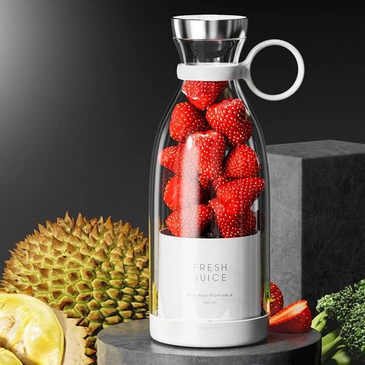 Portable Electric Blender Bottle – 380ML USB Rechargeable Mini Juicer for Smoothies & Shakes (Travel-Friendly)