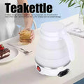 Foldable Electric Kettle – 600W Portable Travel Kettle for Fast Boiling Water (Collapsible Silicone Design)