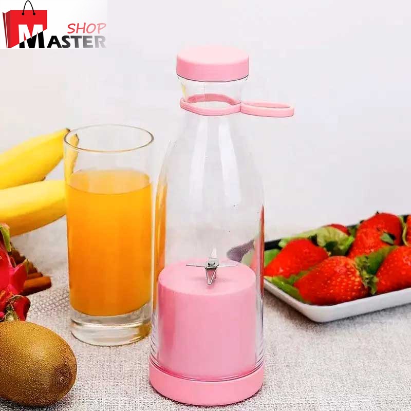 Portable Electric Blender Bottle – 380ML USB Rechargeable Mini Juicer for Smoothies & Shakes (Travel-Friendly)