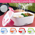Portable Electric Heating Lunch Box – 400W Hot Food Container for Office, School & Car (Leak-Proof, Multi-Color)