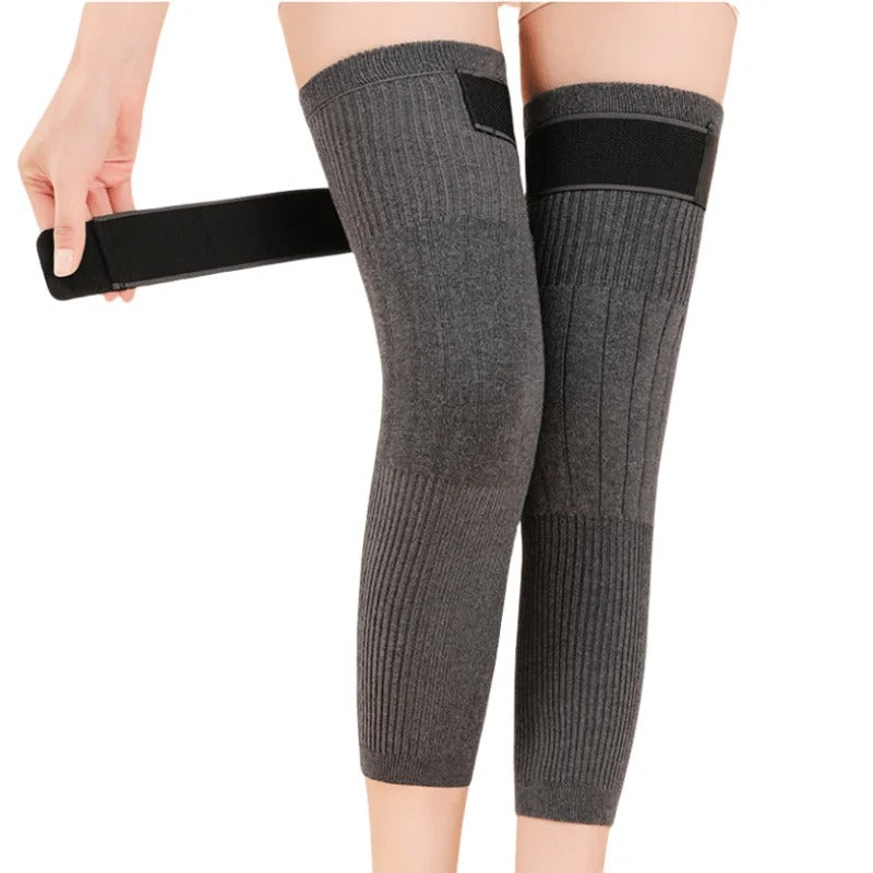 Winter Wool Knee Warmers – Thick Leg Protector Socks for Pain Relief & Warm Support (Unisex, 1 Pair)