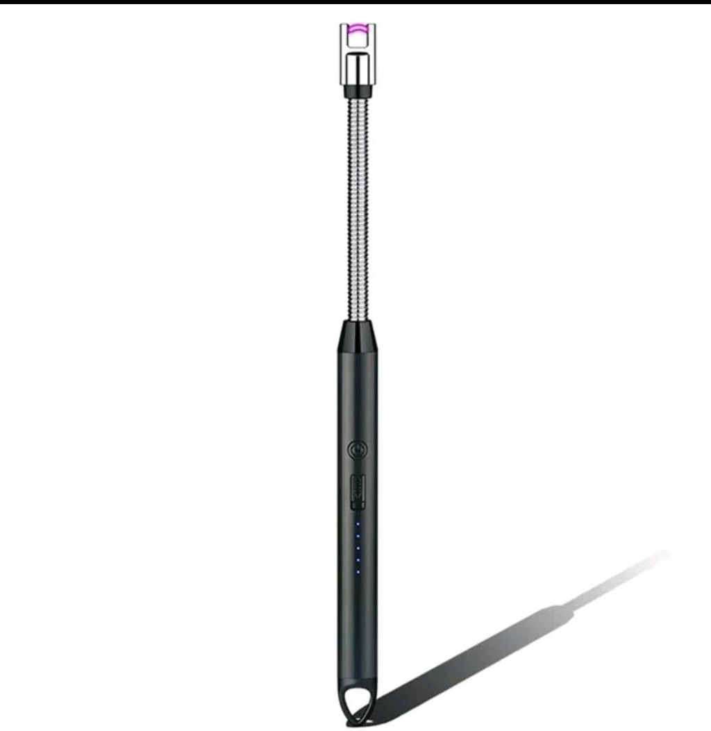 Rechargeable USB Electric Arc Lighter – Long Neck Kitchen Lighter for Gas Stove, Candles & BBQ (Windproof & Flameless)