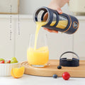 USB Rechargeable Portable Juicer Blender 450ml – 6 Blades with Digital Display & Safety Sensor