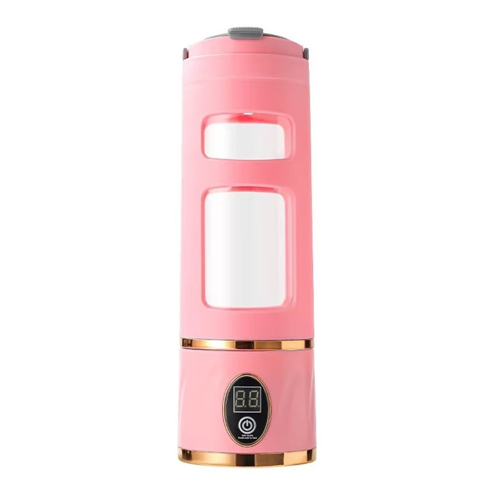 USB Rechargeable Portable Juicer Blender 450ml – 6 Blades with Digital Display & Safety Sensor
