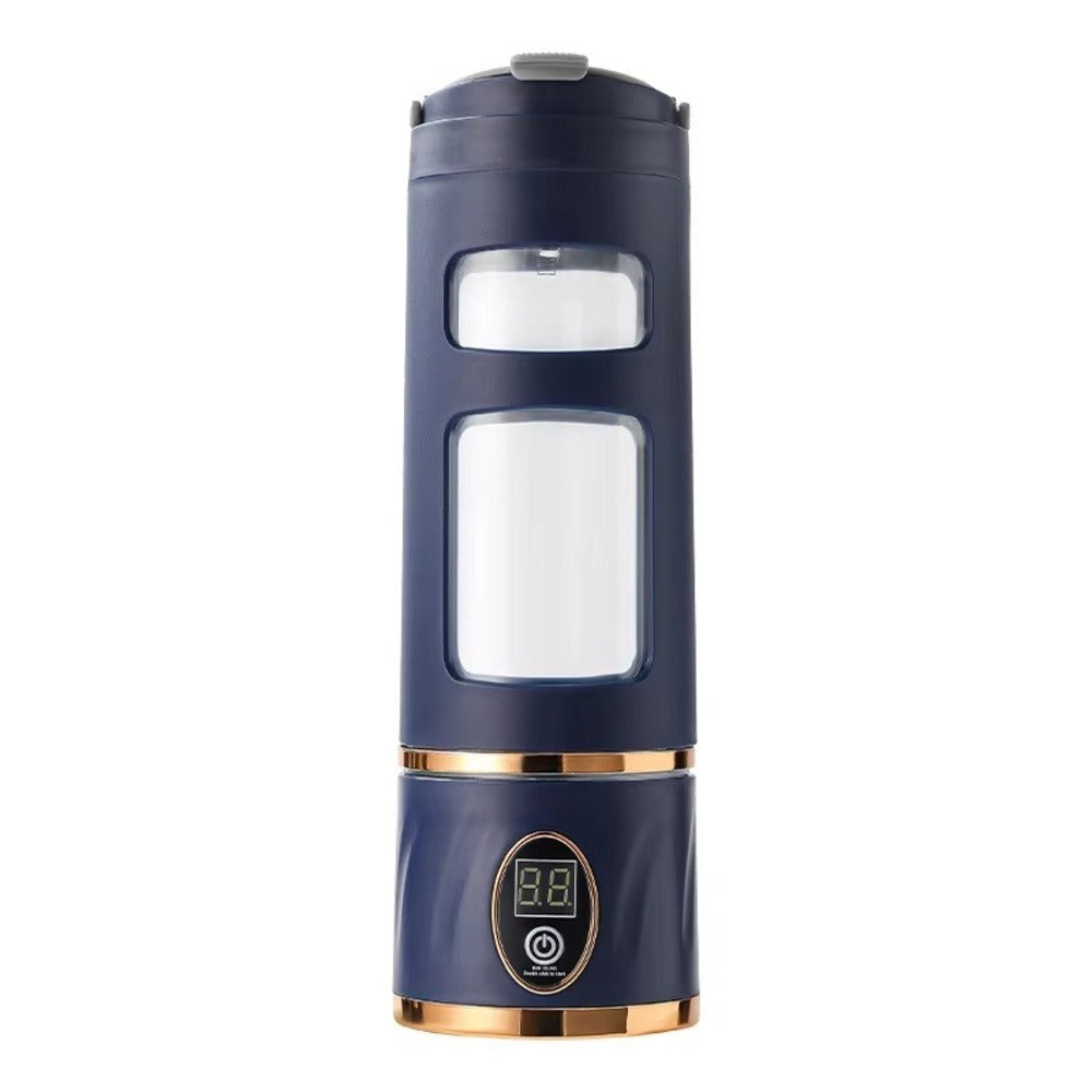 USB Rechargeable Portable Juicer Blender 450ml – 6 Blades with Digital Display & Safety Sensor