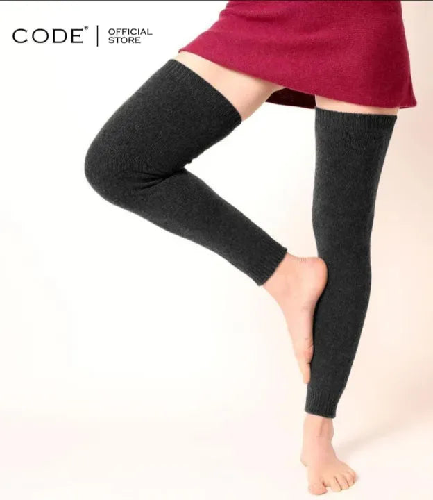Winter Wool Knee Warmers – Thick Leg Protector Socks for Pain Relief & Warm Support (Unisex, 1 Pair)